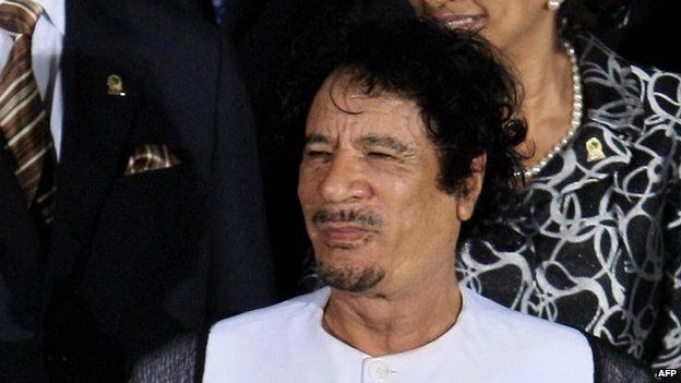 Muammar Gaddafi in 2009