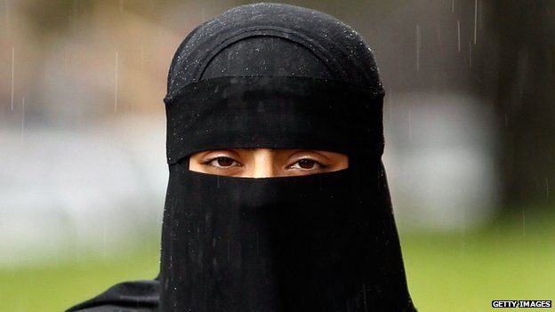Niqab wearer - file pic