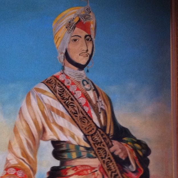 Копия портрета Далипа Сингха работы Винтерхальтера