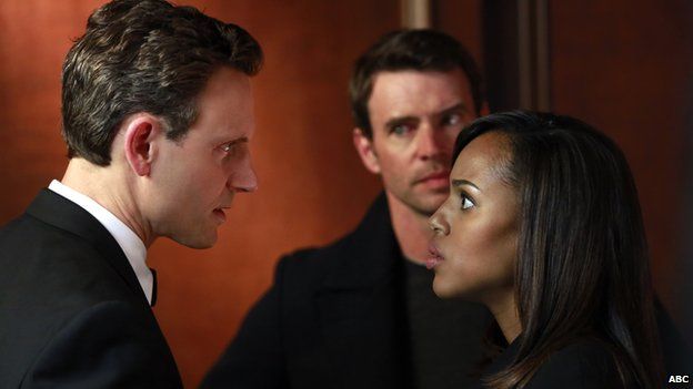 The cast of Scandal