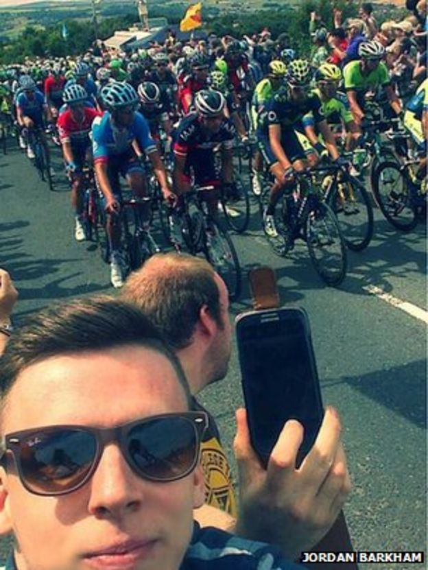Tour De France And The Selfie Bbc News 