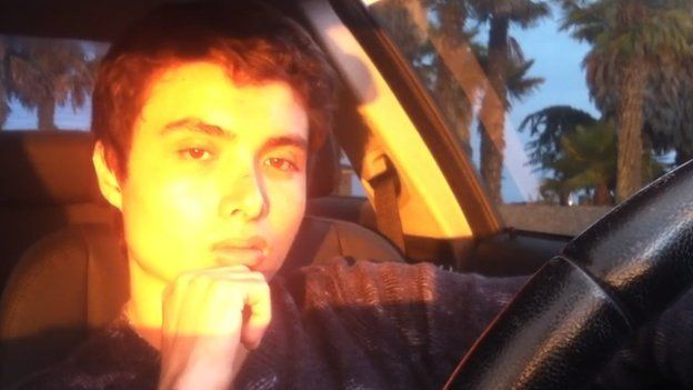 A photo of Elliot Rodger from the video he uploaded on the day of the shootings