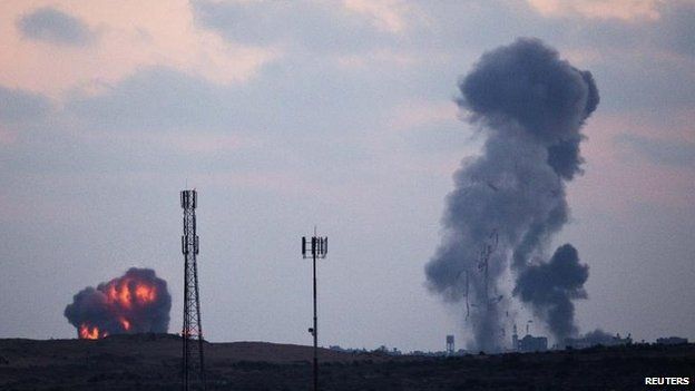 Israeli air strikes on Gaza (8 July 2014)