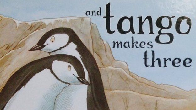 Picture of And Tango Makes Three, a book banned by the Singapore National Library Board in July 2014.