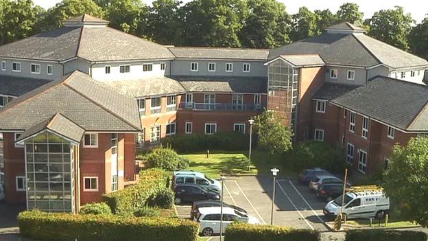 High view of Wotton Lawn Hospital