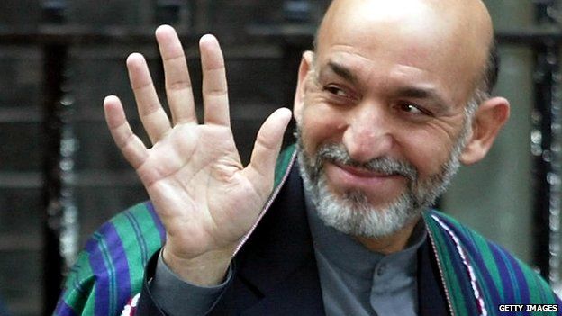 Hamid Karzai in 2002