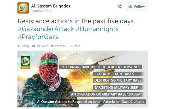 Hamas tweet
