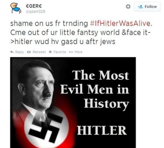 #BBCtrending: The rise of Hitler hashtags - BBC News