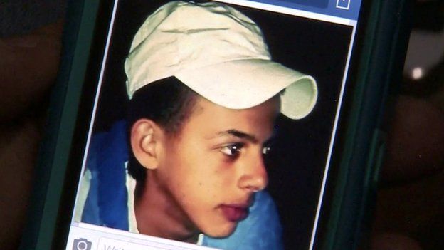 A screen grab of a picture of 16-year-old Mohammed Abu Khdair displayed on his mother's phone on 2 July 2014.