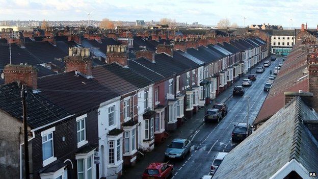 Row of terraced houses