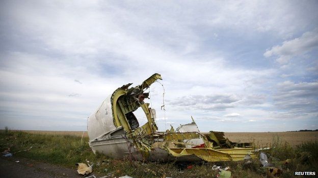 Malaysia Airlines MH17 crash site in Eastern Ukraine