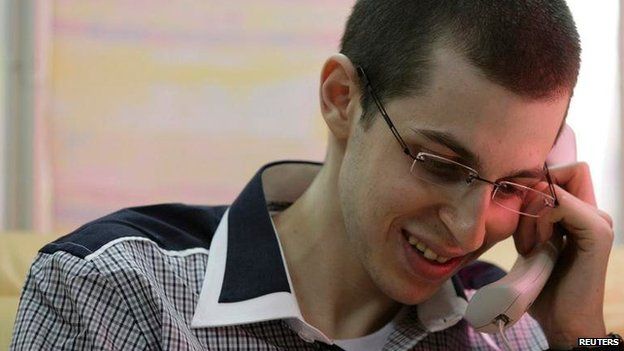 Gilad Shalit pictured after his release in October 2011