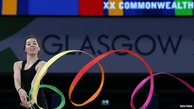 Many athletes reached Glasgow ahead of the opening ceremony to start their practice sessions