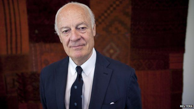 Special Representative and Head of the United Nations Assistance Mission in Afghanistan Staffan de Mistura poses for a portrait in Kabul in this May 1, 2011 file photo