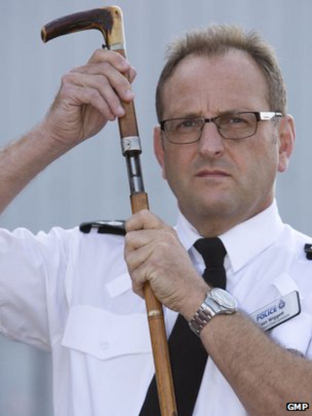 Walking Stick Shotgun Surrendered In Greater Manchester Amnesty Bbc News