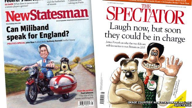 New Statesman and Spectator covers