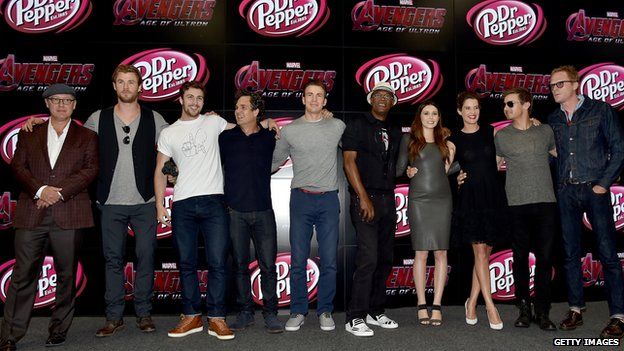 The cast of Avengers: Age of Ultron