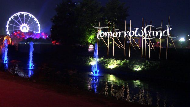 Tomorrowland festival in Belgium