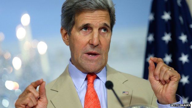 Media say Kerry visit to 'reboot India-US ties - BBC News