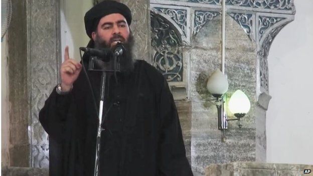 Image purported to show Abu Bakr al-Baghdadi (05/07/14)
