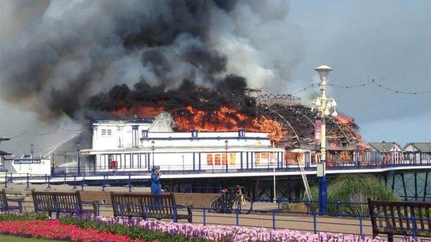 Eastbourne Pier fire
