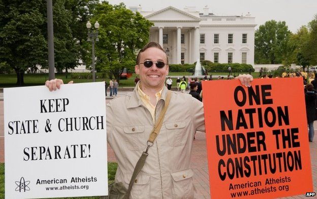 Atheist protest at White House
