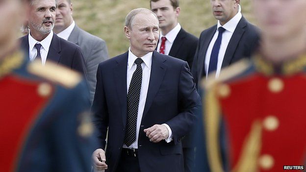 Vladimir Putin in Moscow on August 1