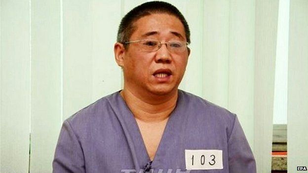 Kenneth Bae, the Korean-US citizen sentenced to 15 years' hard labour in North Korea - 31 July 2014