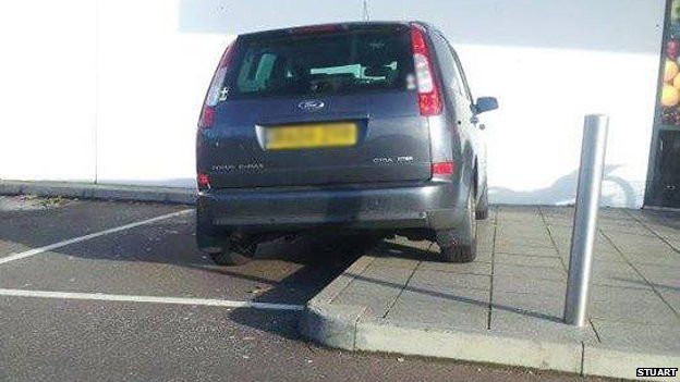 Bad parking in Lowestoft