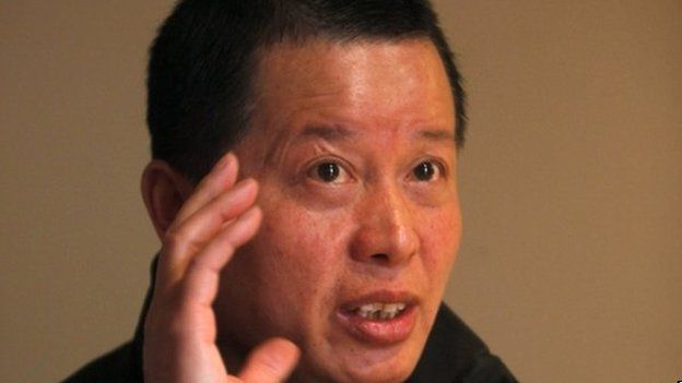 In this 7 April 2010 file photo, Gao Zhisheng, a human rights lawyer, gestures during an interview at a tea house in Beijing, China.