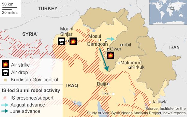 Iraq map