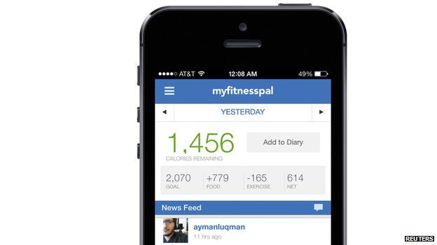 MyFitnessPal mobile phone app