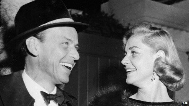 Frank Sinatra and Lauren Bacall