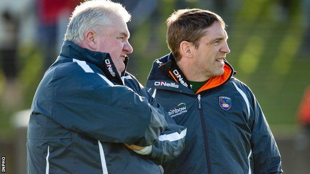 Paul Grimley resigns as Armagh senior football manager - BBC Sport