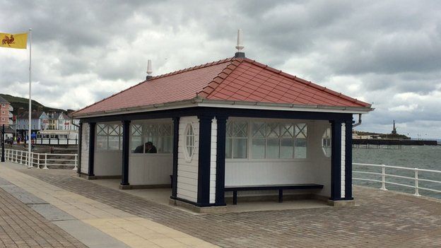 The newly-restored shelter was opened on Saturday