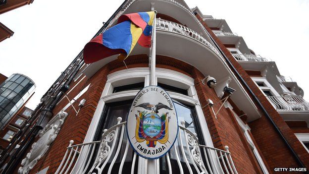 The embassy of Ecuador