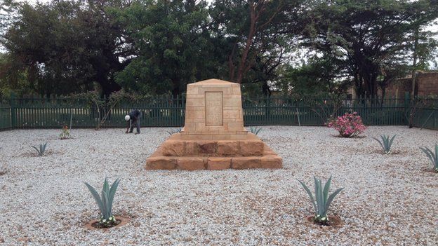 A memorial for Indian soldiers in Taveta, Kenya (August 2014)