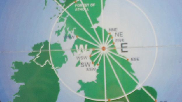 Map of UK with Haltwhistle on it