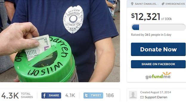 Michael Brown Support For Ferguson Officer Who Shot Him c News