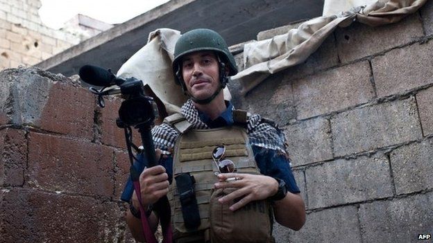 James Foley in Aleppo, Syria. Photo: 2012