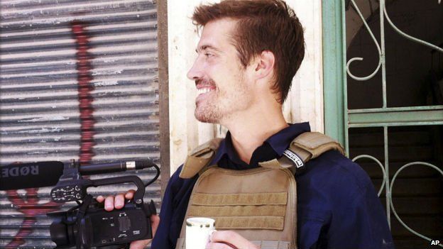 James Foley in Aleppo, Syria in 2012