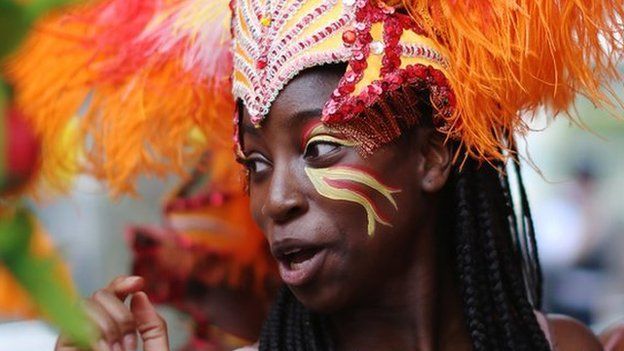 Dancer at Notting Hill carnival