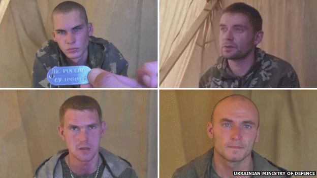 Russian soldiers interviewed in Ukraine, 25 Aug