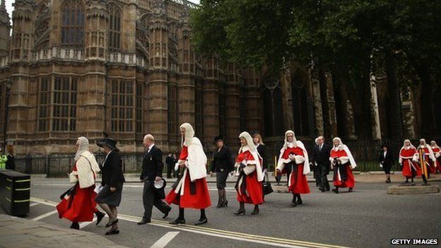 Judges procession at Westminster marks start of legal year