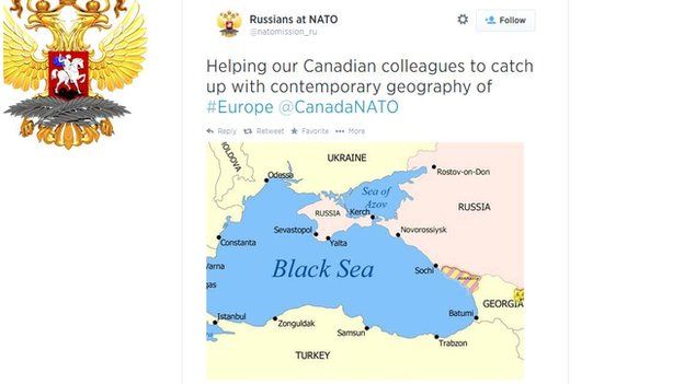 Russia responds to a Canadian jab on Twitter