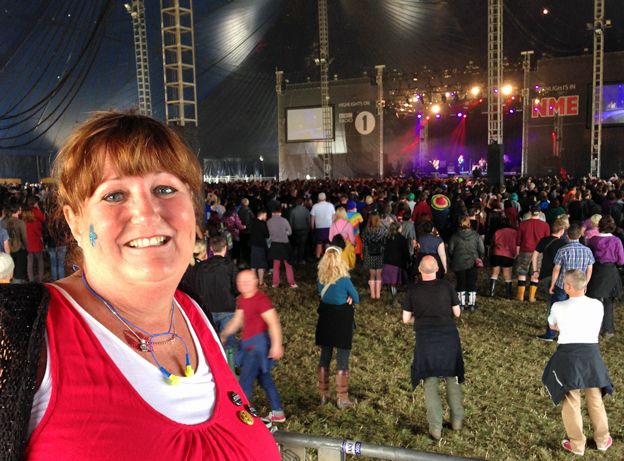 Eileen Hutchinson at the Leeds Festival