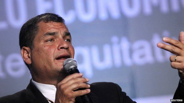 President Rafael Correa 19 August 2014