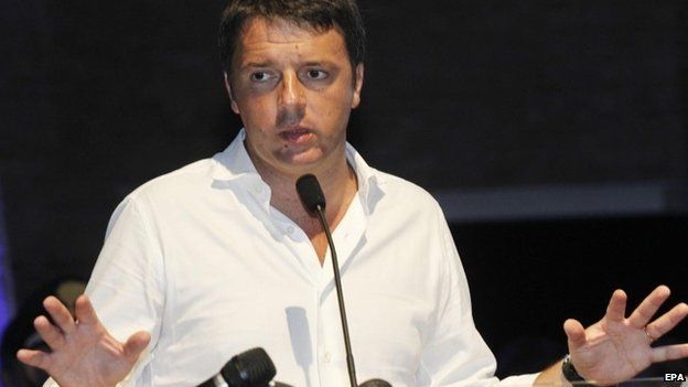 Italian PM Matteo Renzi