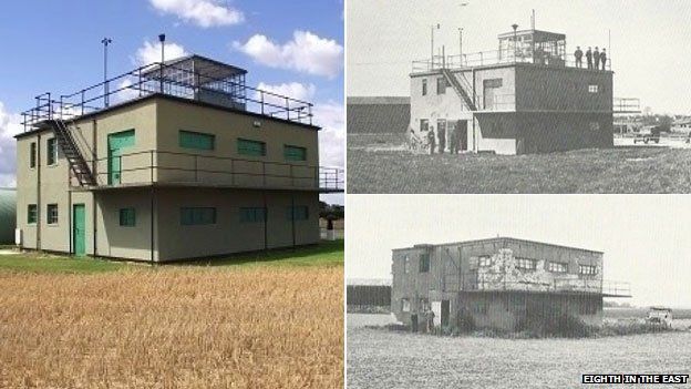 Parham airfield control tower