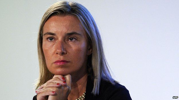 Italy's Foreign Minister Federica Mogherini, 30 Aug 14